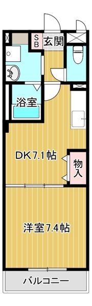 メゾンバイタル D棟の間取り画像