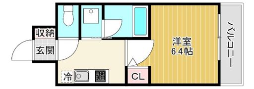 グランエクラ大今里南IIの間取り画像