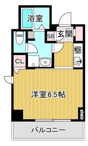 アクアプレイス東天満の間取り画像