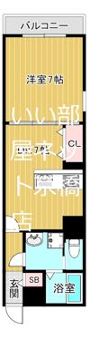 FUKUE BLD松ヶ枝町の間取り画像