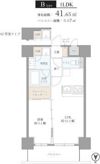 esteOeste難波元町の間取り画像