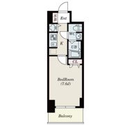 S-RESIDENCE難波Brillerの間取り画像