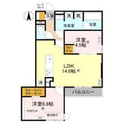 トリシア今川の間取り画像