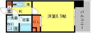 AFFLUENCE難波の間取り画像