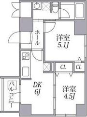 Zeus難波CUBEの間取り画像