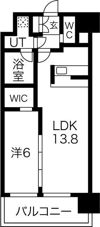 グランカーサ難波元町の間取り画像