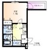 フジパレス桑津V番館の間取り画像