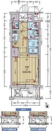 プレサンス大阪福島レシェンテの間取り画像