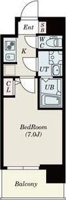 S-RESIDENCE新大阪Ridenteの間取り画像