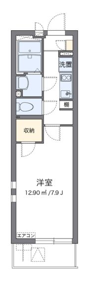 クレイノ蓬莱の間取り画像