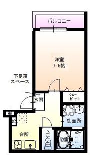 フジパレス針中野VI番館の間取り画像