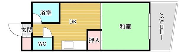 サンポートハイム大今里の間取り画像