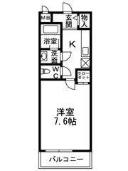 バンブーコートII番館の間取り画像