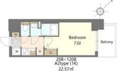S-RESIDENCE上新庄beatの間取り画像