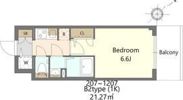 S-RESIDENCE上新庄beatの間取り画像
