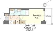 S-RESIDENCE上新庄beatの間取り画像