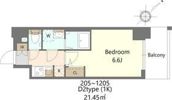 S-RESIDENCE上新庄beatの間取り画像
