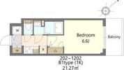S-RESIDENCE上新庄beatの間取り画像