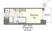 S-RESIDENCE上新庄beatの間取り画像