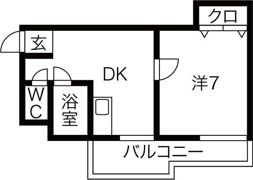アベニュー西長居の間取り画像