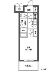 CASSIA高井田SouthCourtの間取り画像