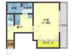 クイーンライフ東今里の間取り画像