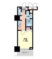 ハビテ靱センターコートの間取り画像