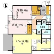 グリーンコート杭全の間取り画像