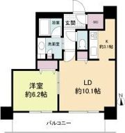クロスレジデンス大阪新町の間取り画像