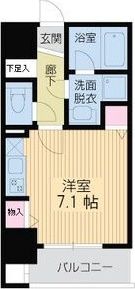 レジデンス本町の間取り画像