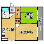 コーポ南住吉の間取り画像