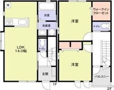 ヴェル・ラフィーネ帝塚山の間取り画像
