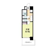 グラマシー心斎橋東の間取り画像