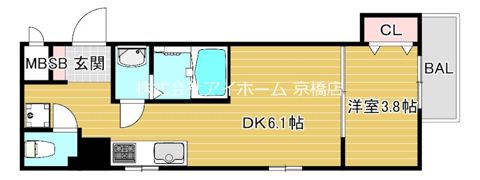 SOAR城東蒲生の間取り画像