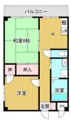 フラワーガーデンkaminoの間取り画像