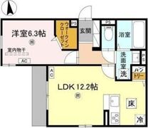 アザレア深江橋の間取り画像