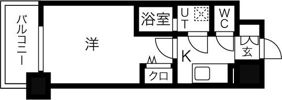 ワールドアイ都島駅前の間取り画像