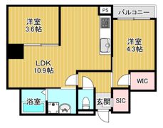 アウスレーベン都島Iの間取り画像