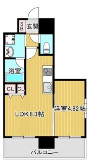 プレジオ都島の間取り画像