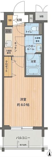 レジュールアッシュ都島の間取り画像