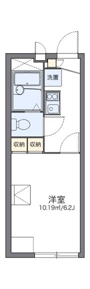 レオパレスシャンブル高殿の間取り画像