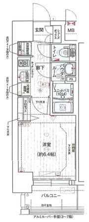 ララプレイス大阪福島アビリテの間取り画像