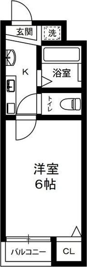 Clover住吉南の間取り画像