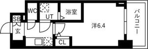 IW RESIDENCE大阪CREST TAPPの間取り画像
