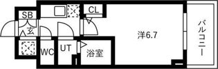 IW RESIDENCE大阪CREST TAPPの間取り画像