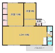 城東マンションの間取り画像