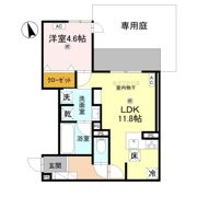 メゾンルル赤川の間取り画像