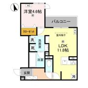 メゾンルル赤川の間取り画像