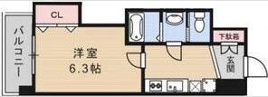 Luxe緑橋の間取り画像