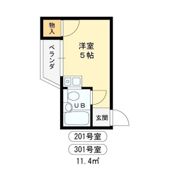 ラパンジール粉浜IIの間取り画像